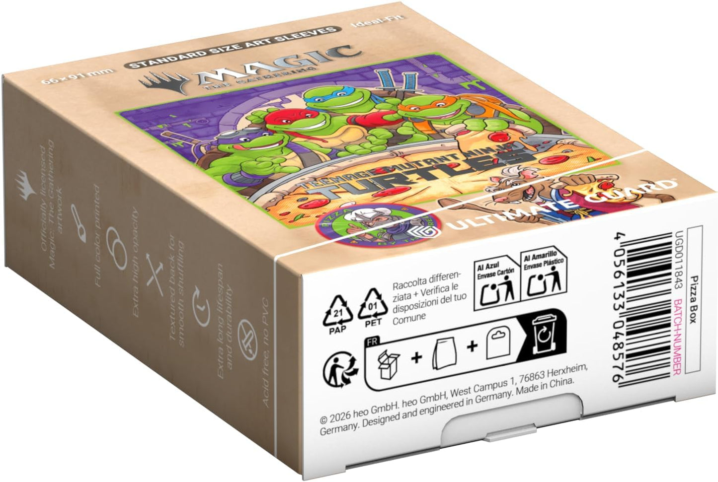 Ultimate Guard: Magic The Gathering: Teenage Mutant Ninja Turtles: Art Sleeves - Pizza Box