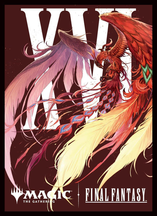 Ensky Magic: The Gathering - Final Fantasy Players 80ct Card Sleeves Character Borderless Edition - Phoenix, the Fire Summon (MFS-17)