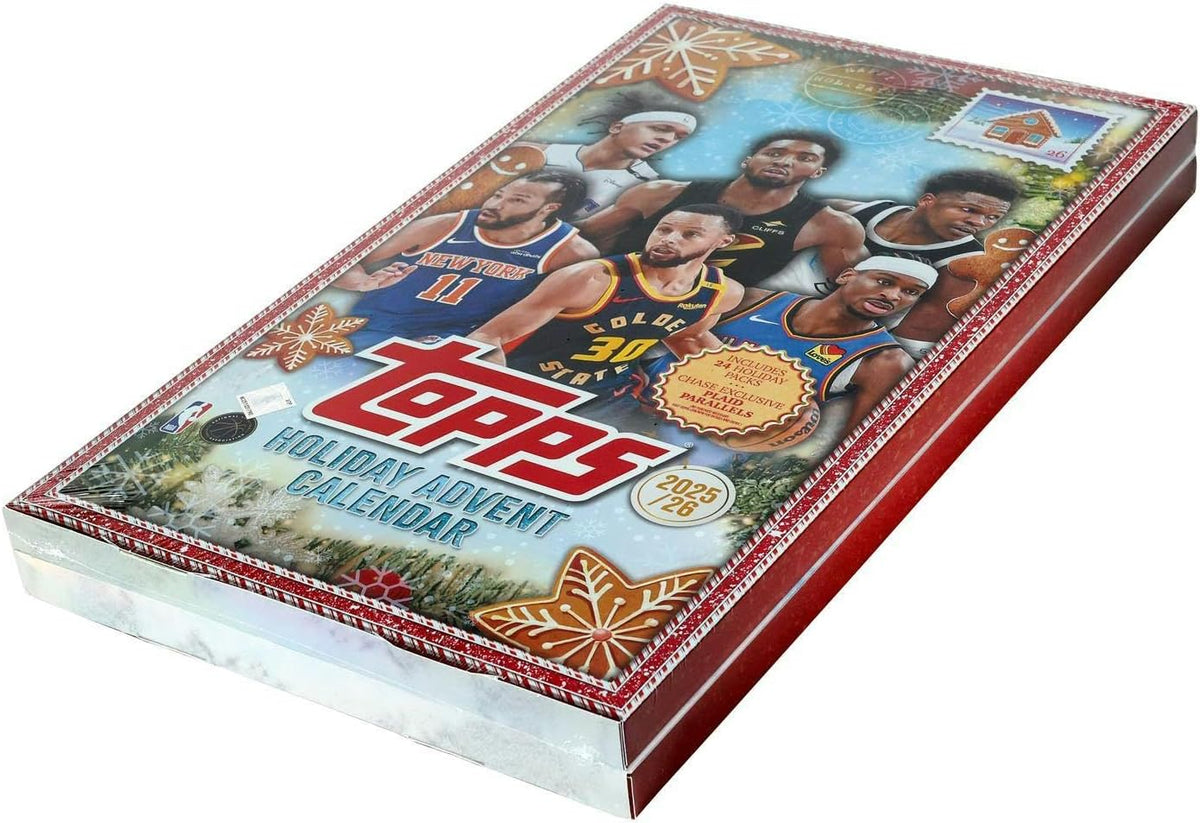 2025-26 Topps NBA Holiday Basketball Trading Card Advent Calendar