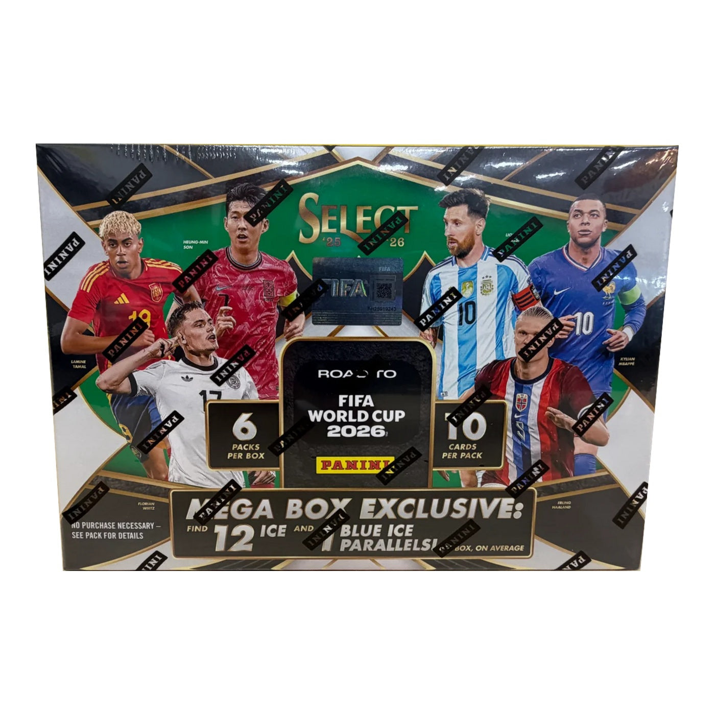 2025-26 Panini Select Road to FIFA World Cup Soccer Mega Box