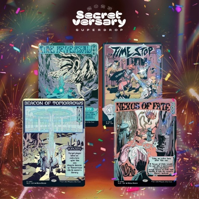 Magic the Gathering Secret Lair Mycosynthwave Non-Foil Edition (3 Cards)