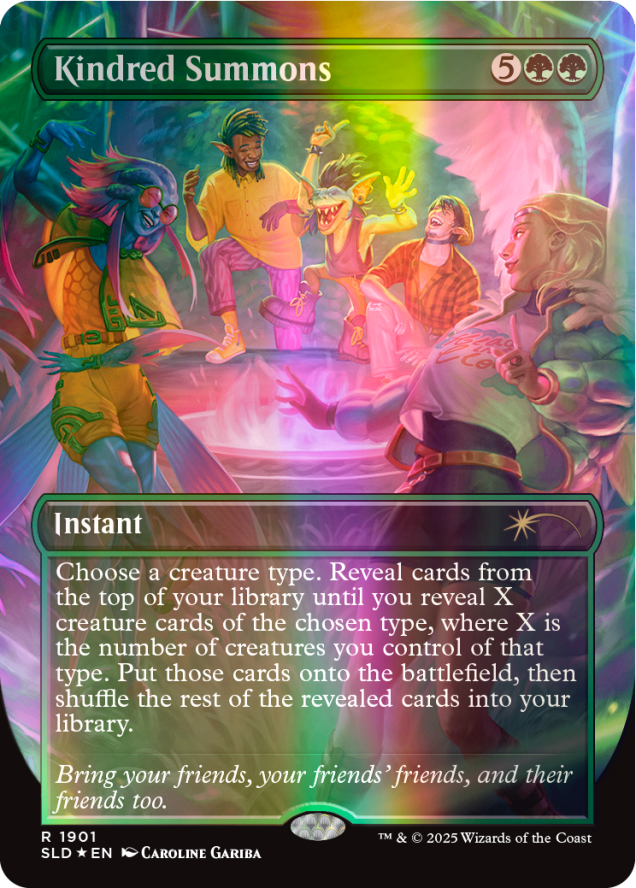 Magic the Gathering Secret Lair Commander Deck: Everyone's Invited - 100 Card Preconstructed Deck