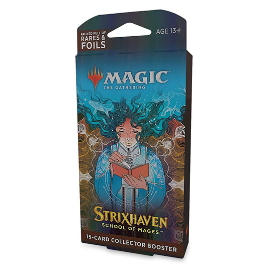 Magic The Gathering Strixhaven Collector Booster Pack | 15 Magic Cards , Blue
