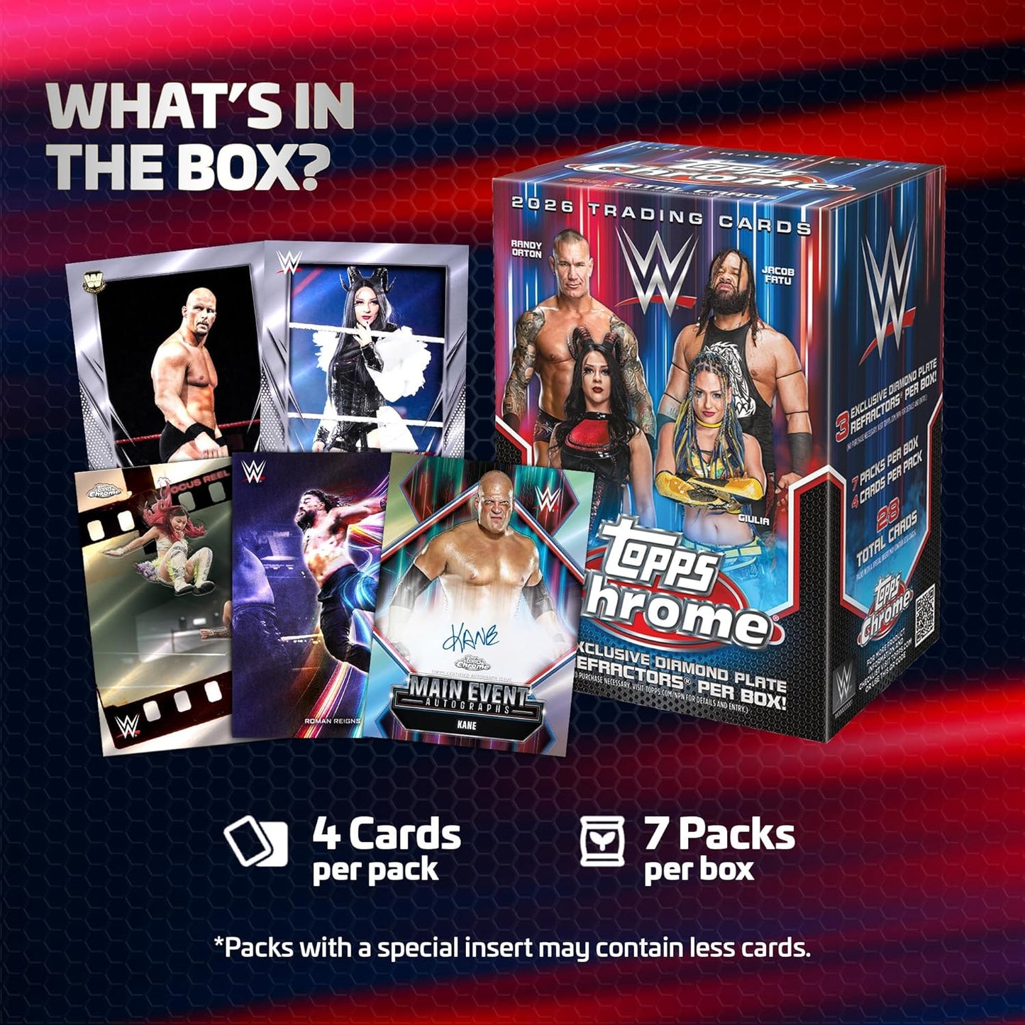 2026 Topps Chrome WWE Value Blaster Box