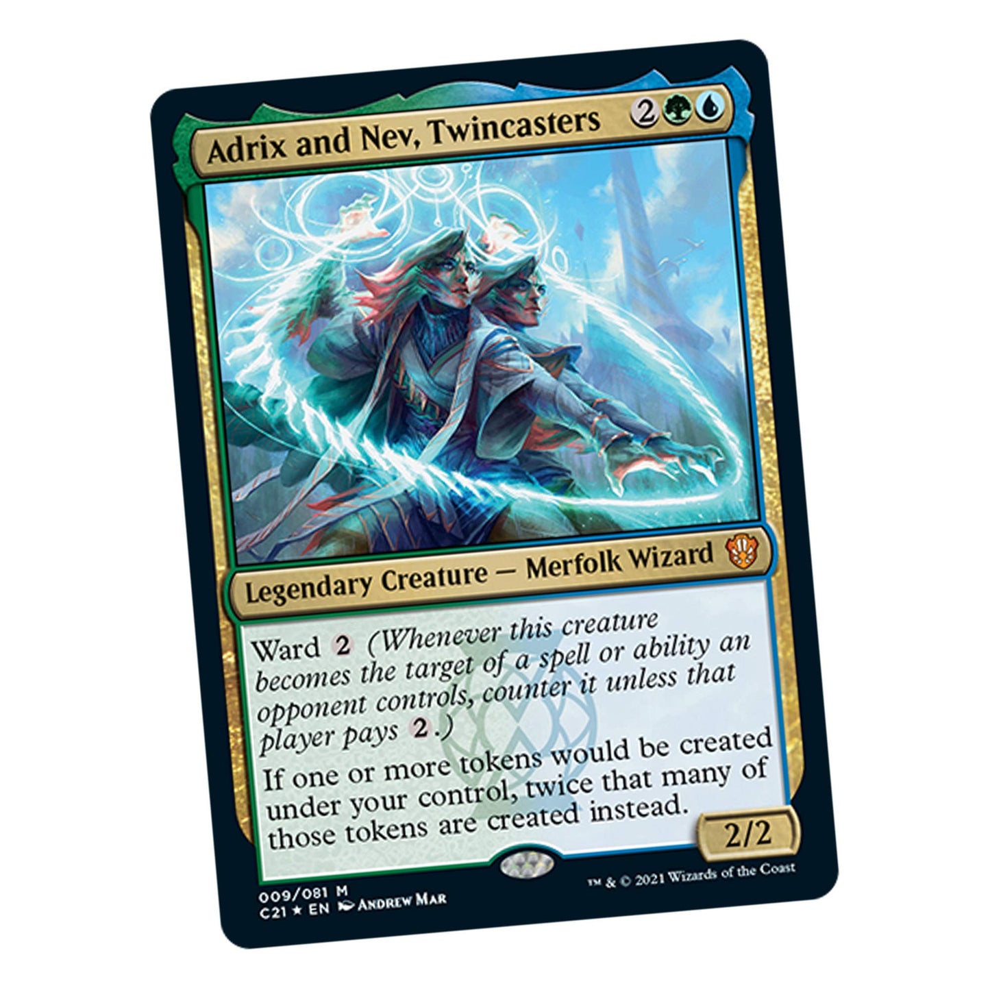 Magic The Gathering Strixhaven Commander Deck  Quantum Quandrix (Blue-Green)