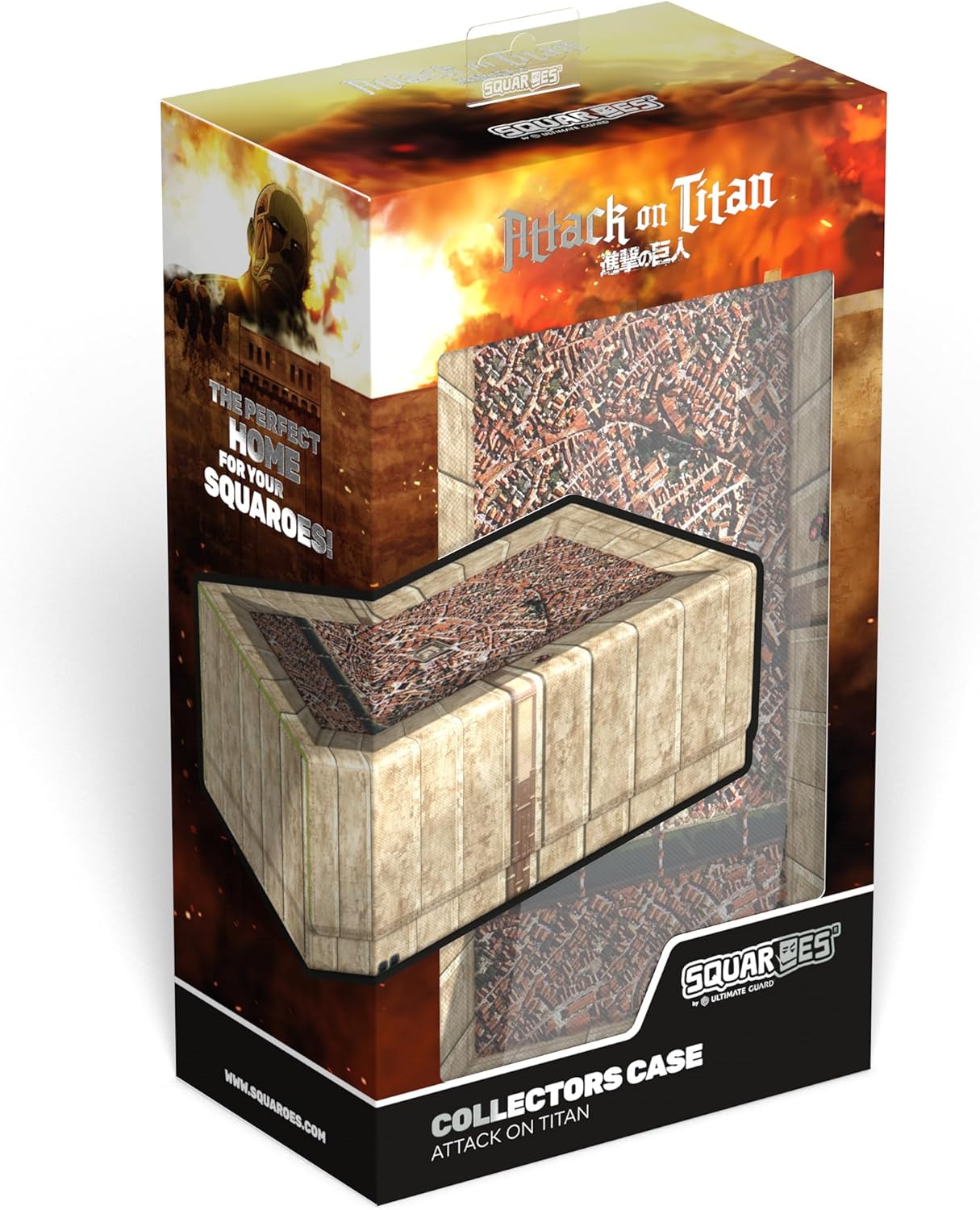 Ultimate Guard - Squaroes - Arkhive 800+ - Attack on Titan - Collectors Case - Shiganshina District