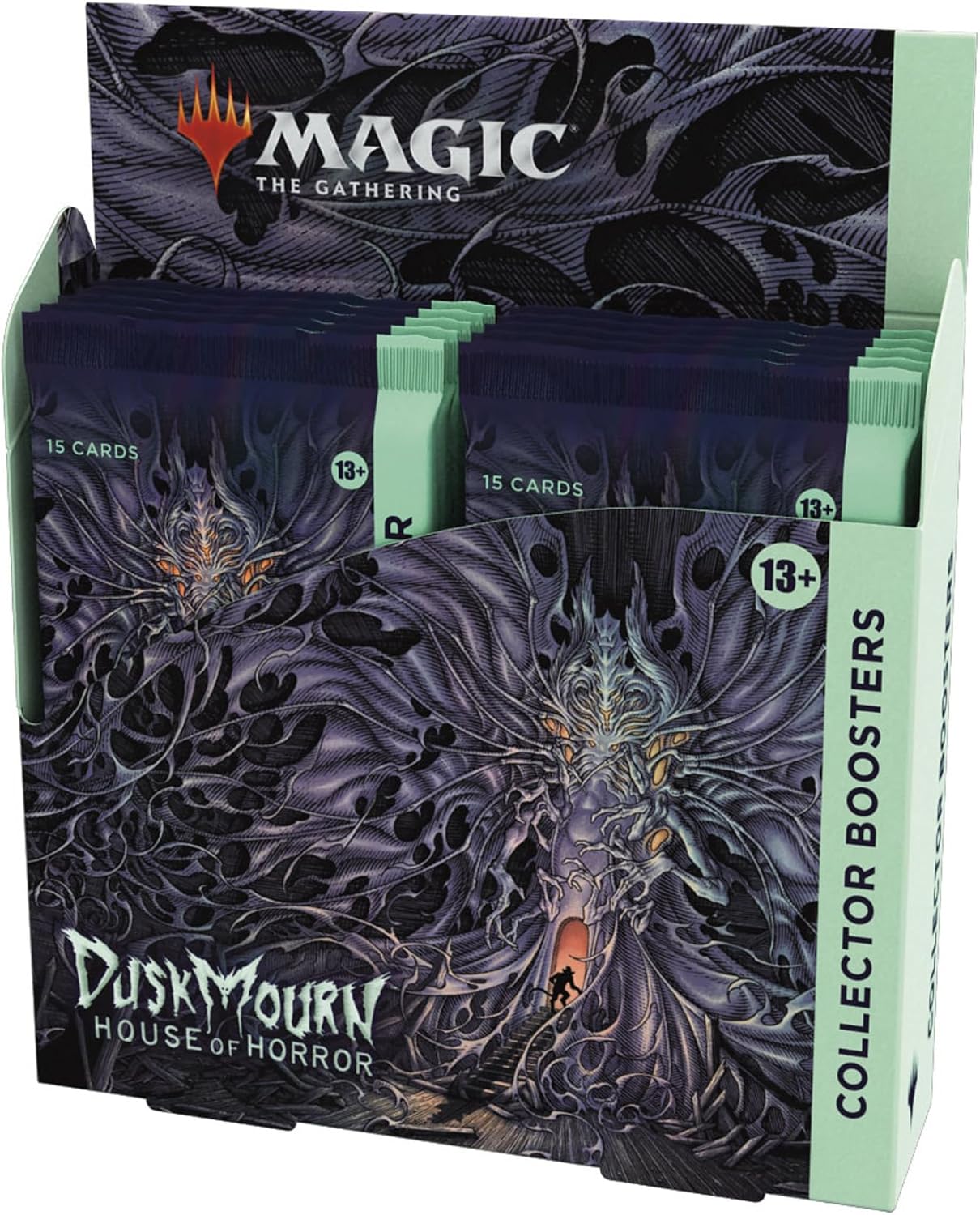 Magic: The Gathering Duskmourn: House of Horror Collector Booster Box - 12 Packs (180 Magic Cards) - Presale Ships 9/27/2024