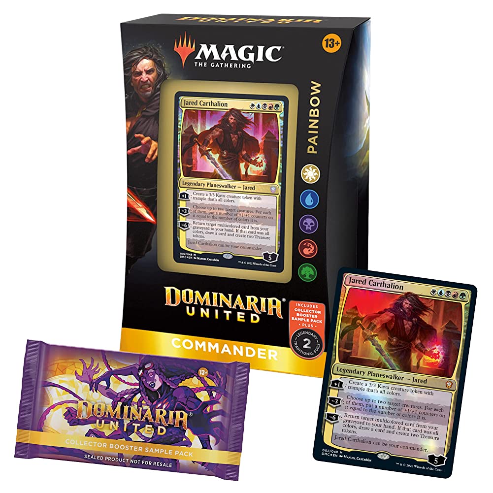 Magic: The Gathering Dominaria United Commander Deck Painbow + Colle Collectors Emporium NY Magic: The Gathering Dominaria United Commander Deck Painbow + Colle Collectors Emporium NY