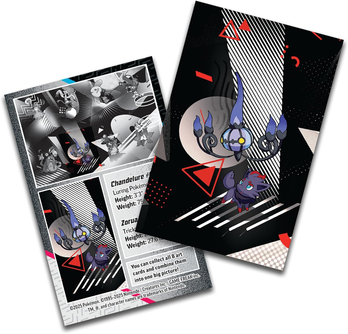 Pokemon TCG: Unova Mini Tin - Chandelure & Zorua (2 Booster Packs & 1 Sticker Card)