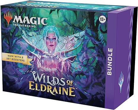 Magic The Gathering Wilds of Eldraine Bundle - 8 Set Boosters + Accessories