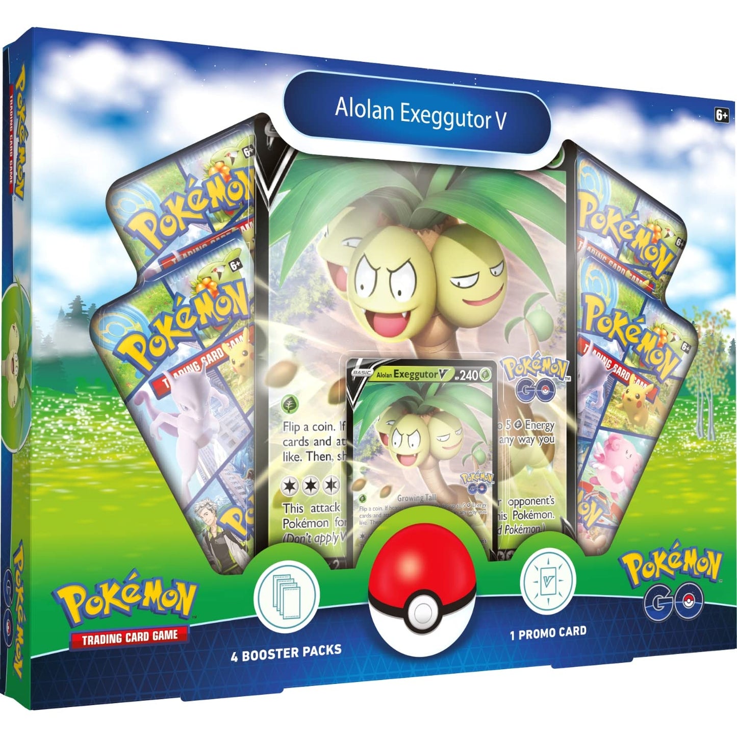 Pokemon TCG: Pokemon GO V Box Collection - Alolan Exeggutor V