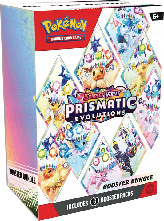 Pokemon TCG: Scarlet & Violet - Prismatic Evolutions Booster Bundle - 6 Packs