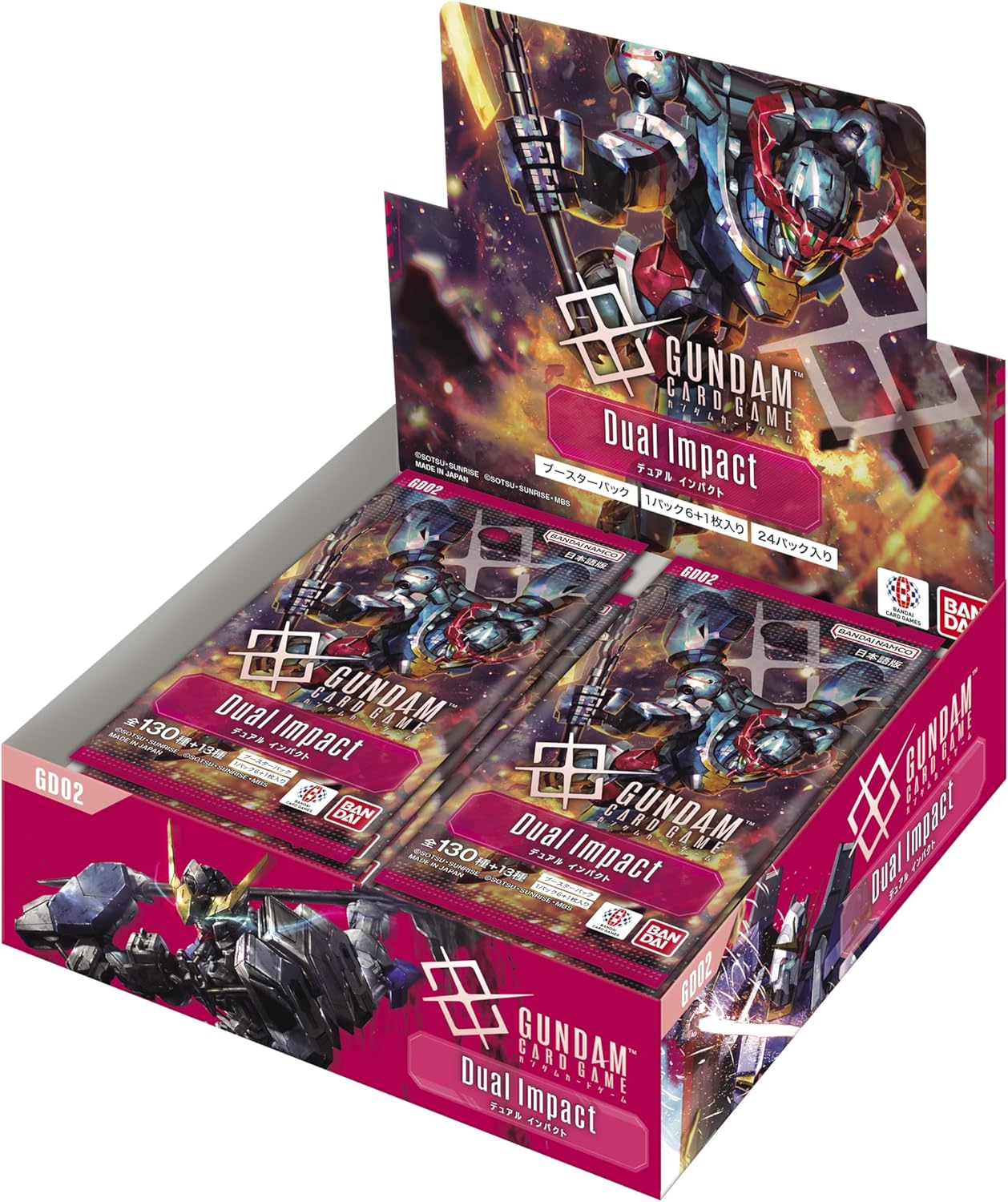 Gundam Card Game Booster Box - Dual Impact (GD02) (Japanese) - 24 Packs