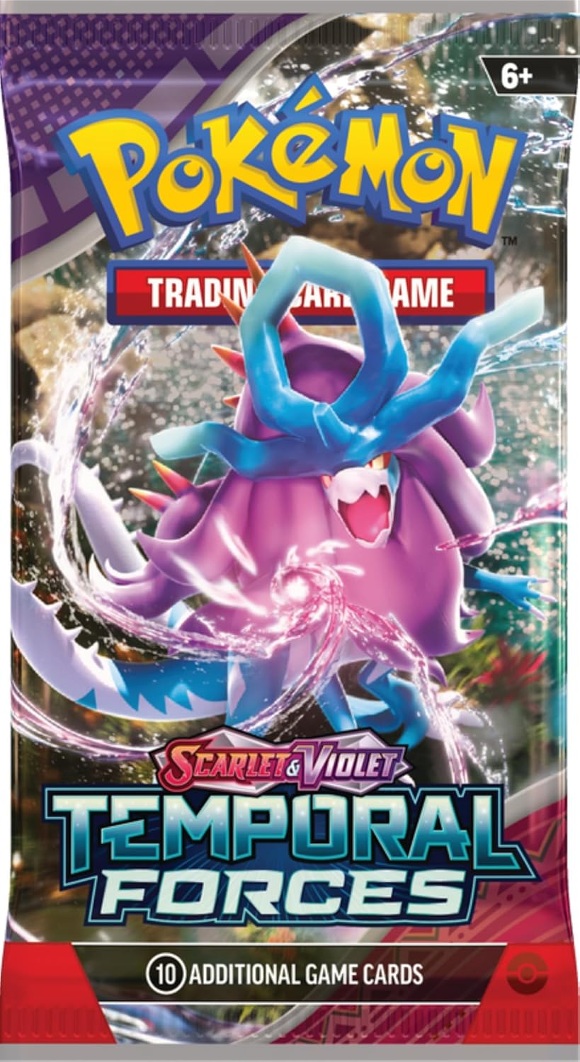 Pokemon TCG: SV5 Temporal Forces 3-Pack Blister - Cyclizar