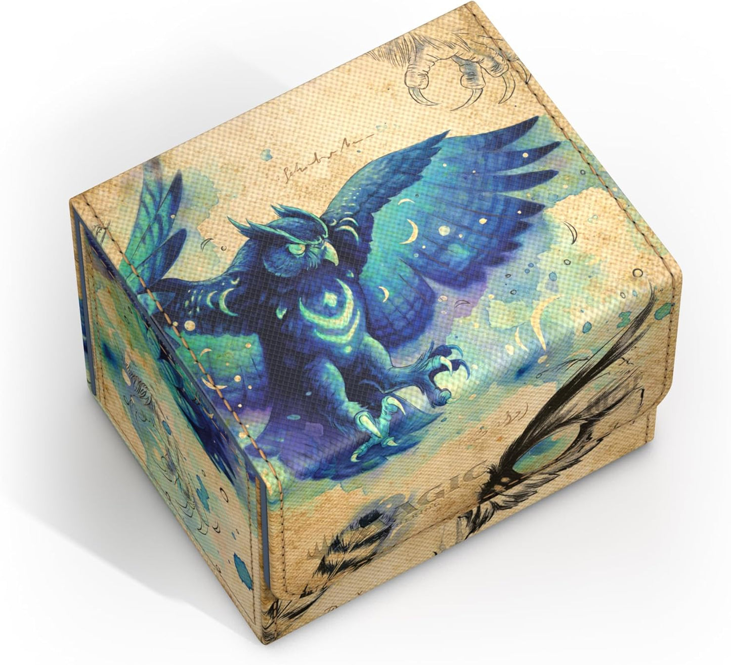 Ultimate Guard Sidewinder 100+ Xenoskin MTG “Bloomburrow” - Maha, Its Feathers Night