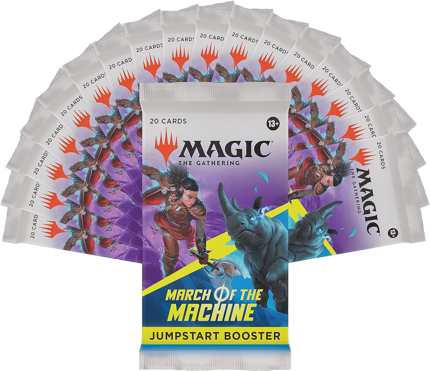 Magic: The Gathering March of the Machine Jumpstart Booster Box | 18 Packs (360 Magic Cards)