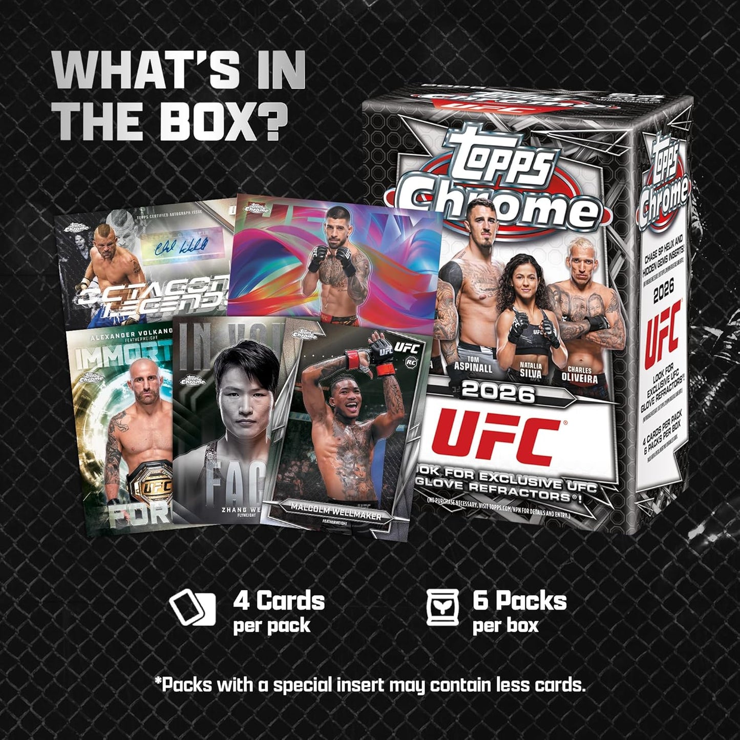 2026 Topps Chrome UFC - Factory Sealed - Value Box