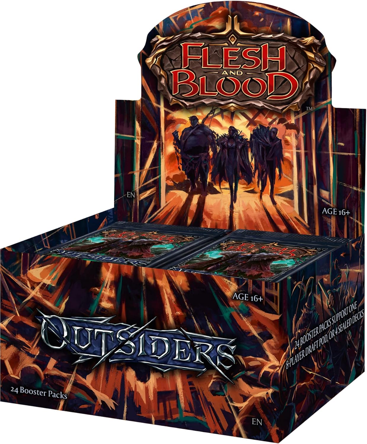 Flesh & Blood TCG: Outsiders Booster Box (24 Packs)
