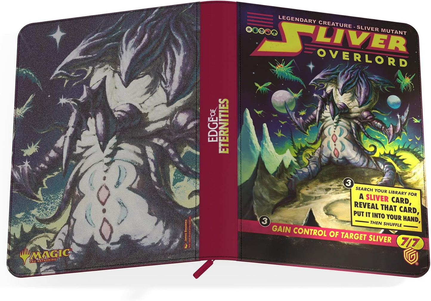 Ultimate Guard - Zipfolio 360 Xenoskin - Magic: The Gathering - Edge of Eternities - Sliver Overlord