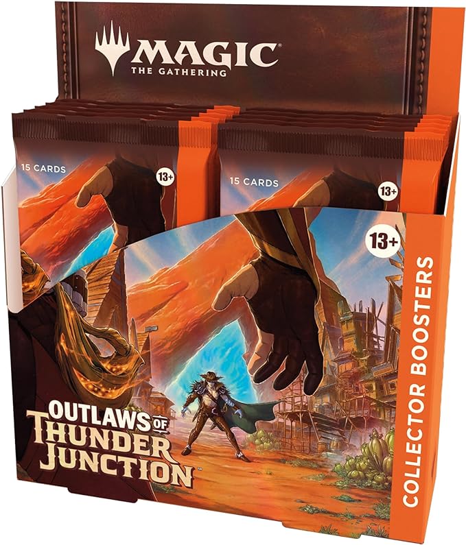 Magic: The Gathering Outlaws of Thunder Junction Collector Booster Box - 12 Packs (180 Magic Cards)
