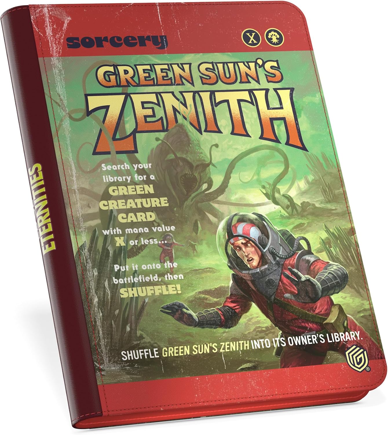 Ultimate Guard - Zipfolio 360 Xenoskin - Magic: The Gathering - Edge of Eternities - Green Sun’s Zenith