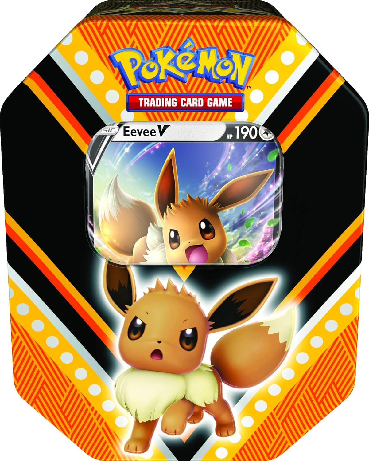 Pokemon V Powers Tin Featuring Eevee V