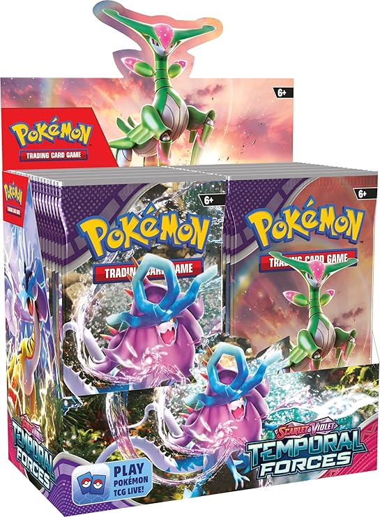 POKEMON TCG: Scarlet and Violet: Temporal Forces: Booster Display Box (36 Packs)