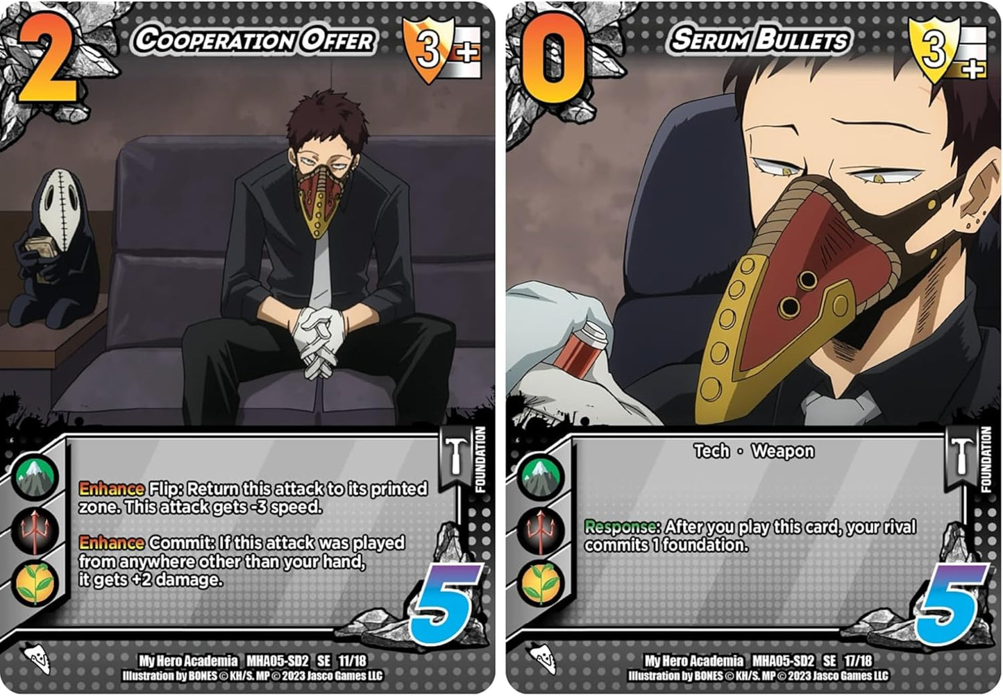 My Hero Academia Collectible Card Game Series 5: Clash Deck Overhaul - Ready to Play Out of The Box, 51 Card Deck & Playmat, MHA