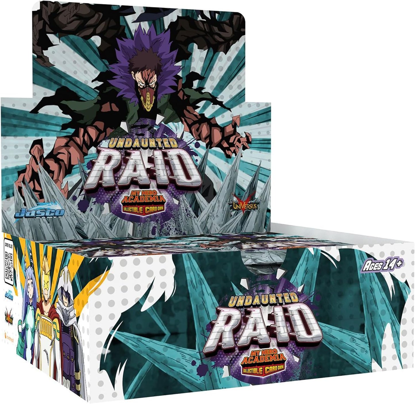 My Hero Academia Collectible Card Game Series 5: Undaunted Raid Booster Display - Contains 24 Expansion Packs of 11-Cards, Trading Card Game