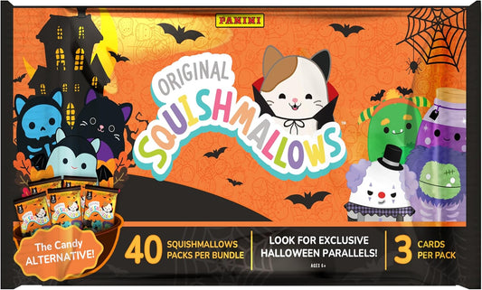 Panini Squishmallows Halloween Treat Packs – Official Squishmallows Trading Cards – Limited Edition Spooky Series – Perfect for Trick-or-Treating or Collecting