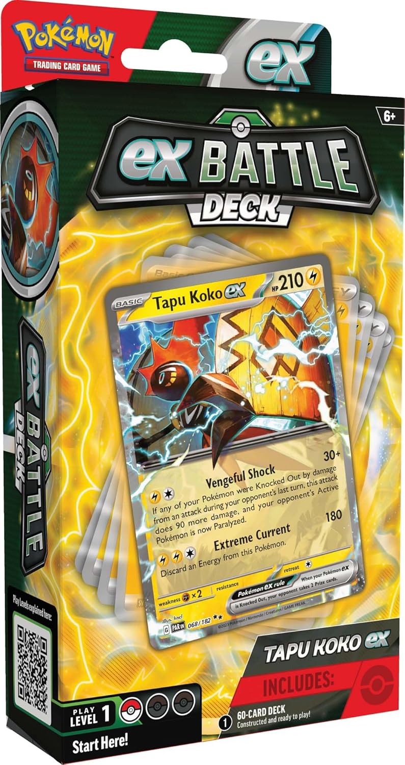 Pokemon TCG: ex Battle Deck (Tapu Koko ex OR Iron Leaves ex)