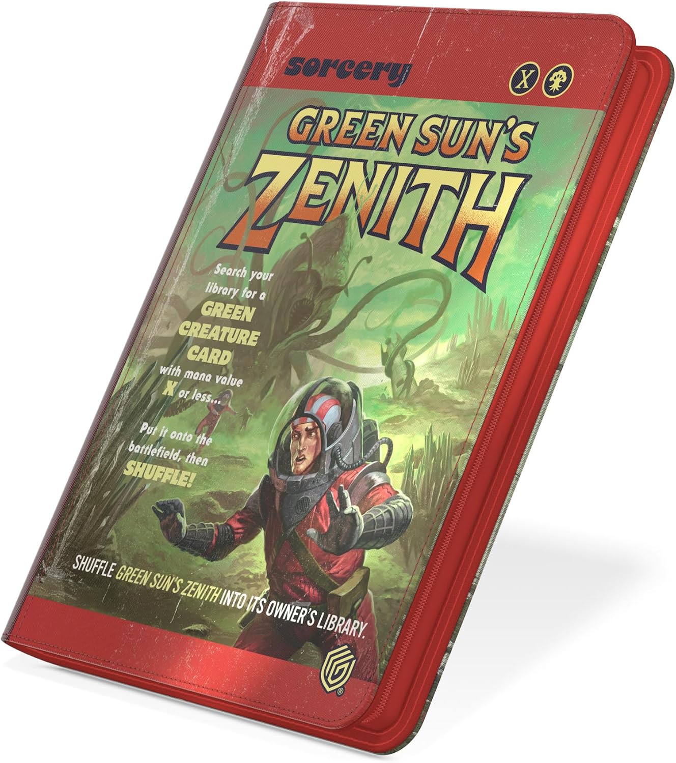 Ultimate Guard - Zipfolio 360 Xenoskin - Magic: The Gathering - Edge of Eternities - Green Sun’s Zenith