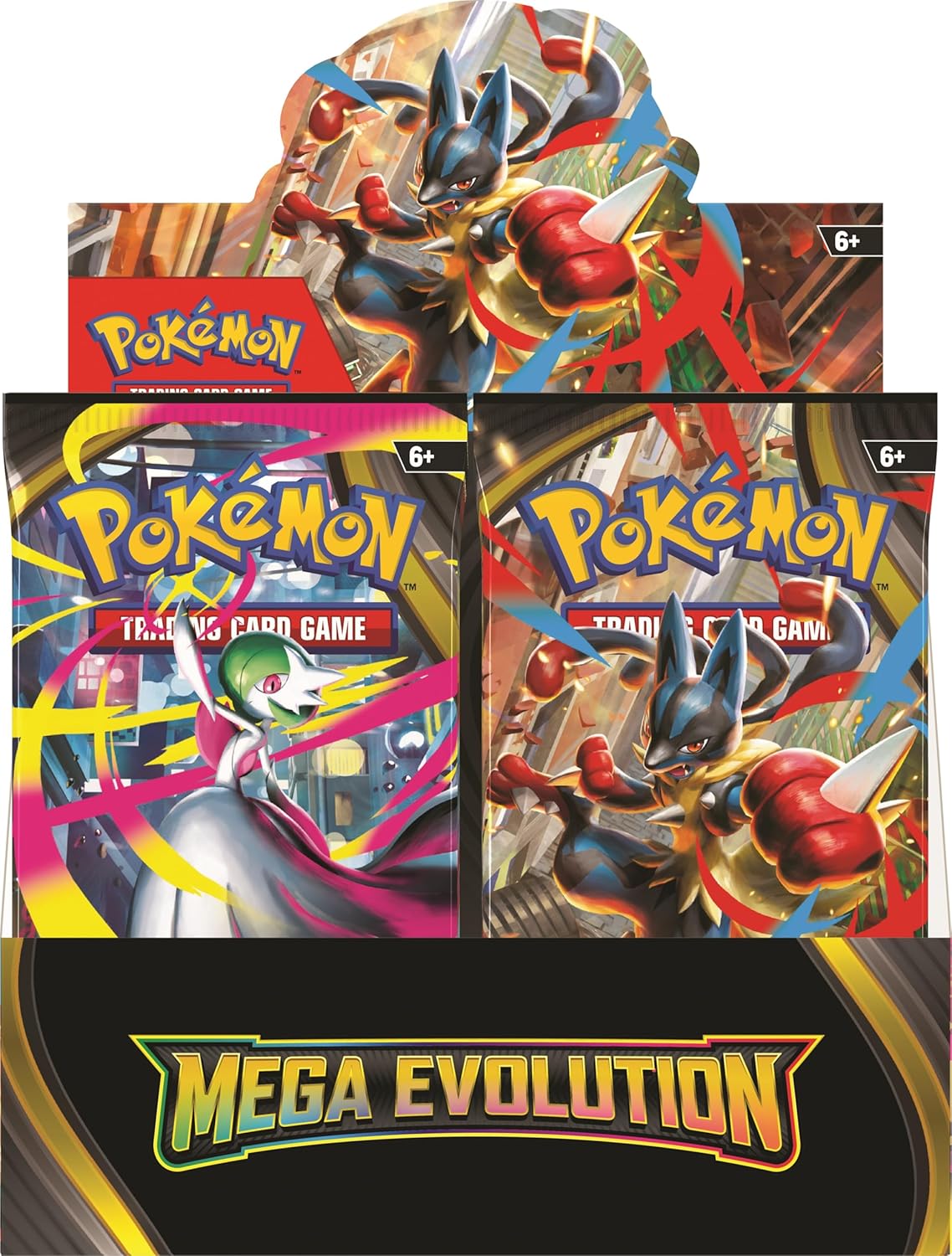 Pokemon TCG: Mega Evolution Enhanced Booster Display Box - 36 Packs & Box Topper