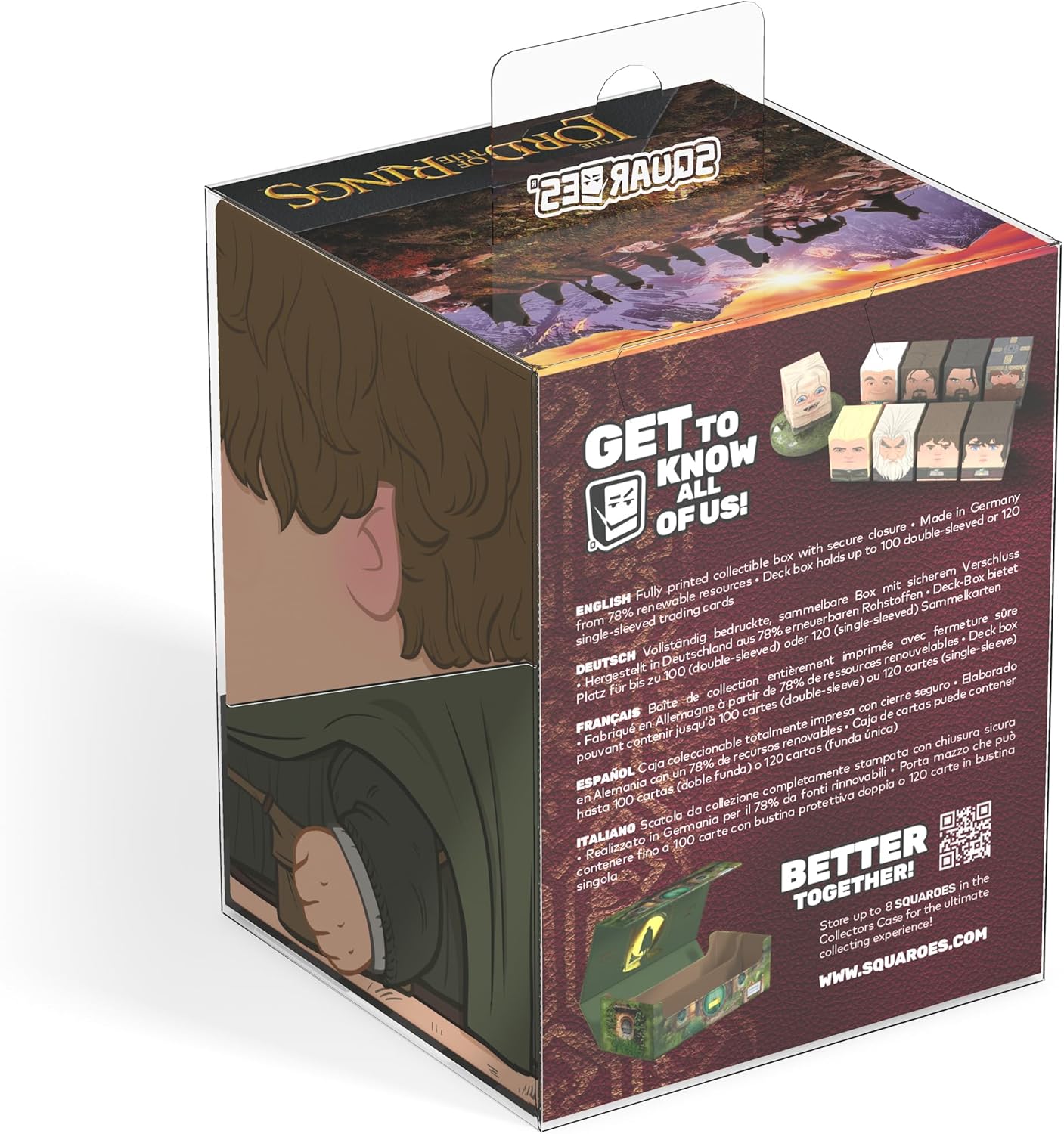 Ultimate Guard - Squaroes - Boulder 100+ - Lord of the Rings - LOTR002 - Samwise Gamgee