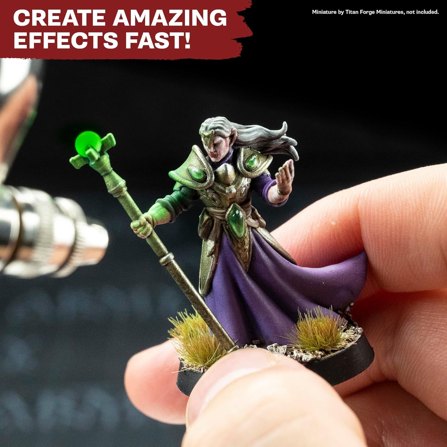 The Army Painter Warpaints Air Complete Set, 126 Non-Toxic Water Based Airbrush Paint Set - Paint for Tabletop Roleplaying, Boardgames, and Wargames Model Painting