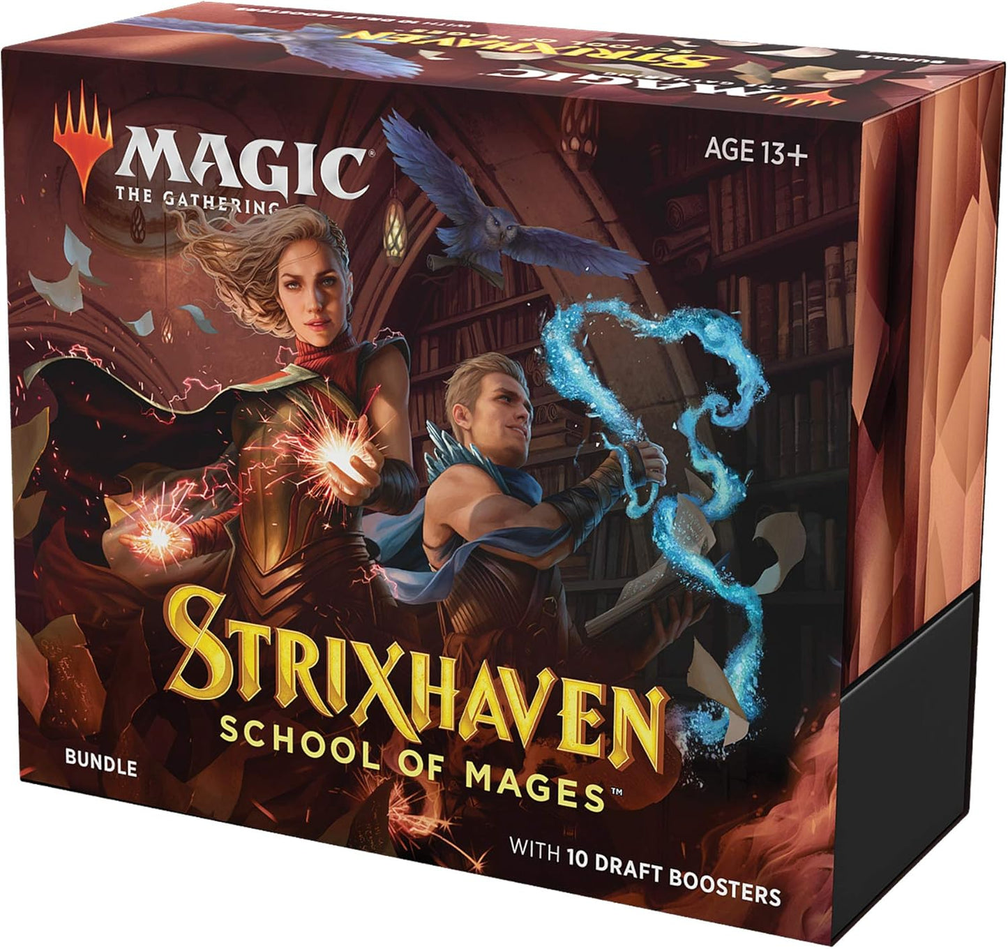 Magic: The Gathering Strixhaven Bundle | 10 Draft Boosters (150 Magic Cards) + Accessories