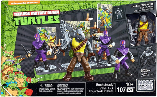 Mega Bloks TMNT Collectors Rocksteady Villain Pack