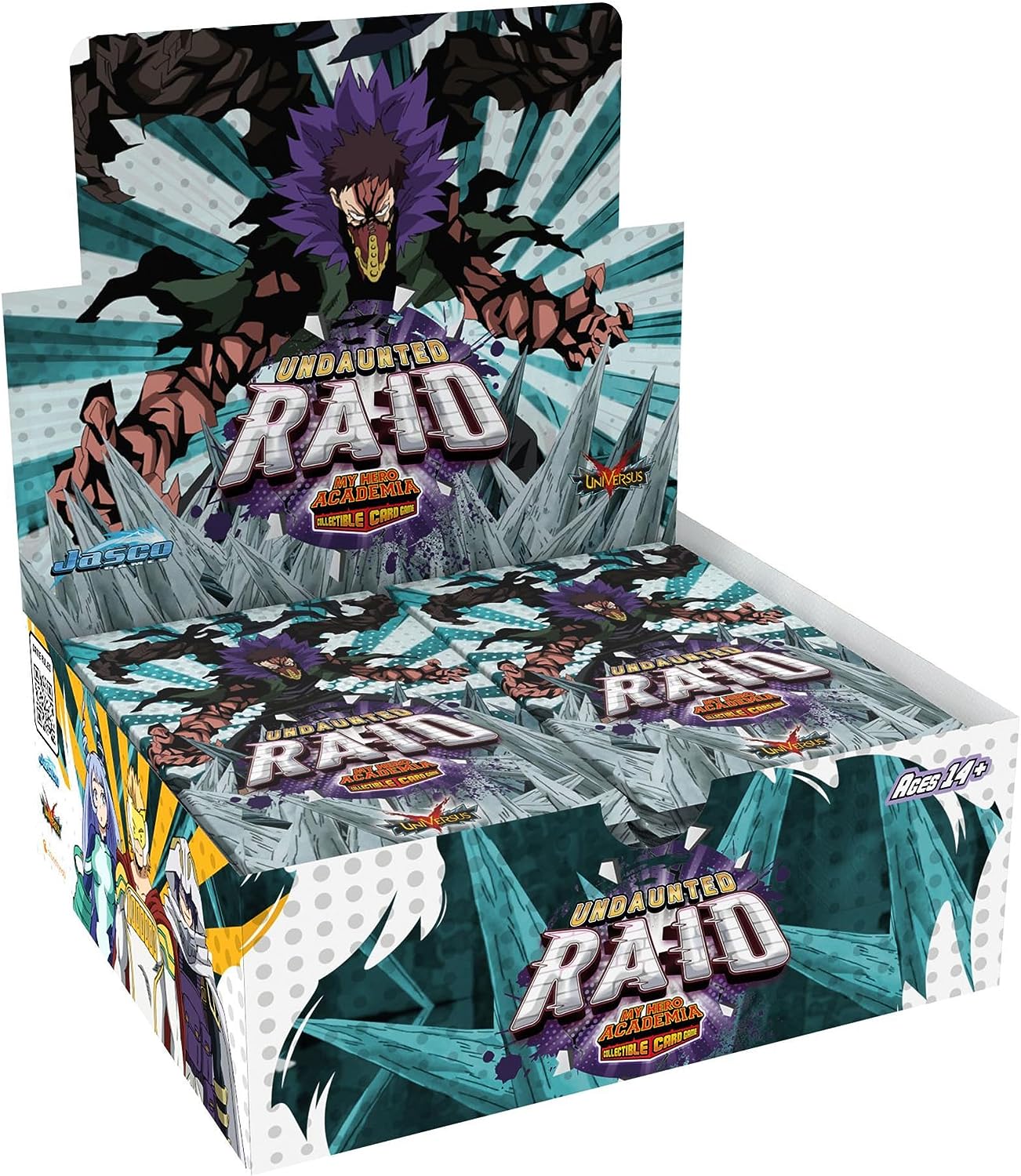 My Hero Academia Collectible Card Game Series 5: Undaunted Raid Booster Display - Contains 24 Expansion Packs of 11-Cards, Trading Card Game
