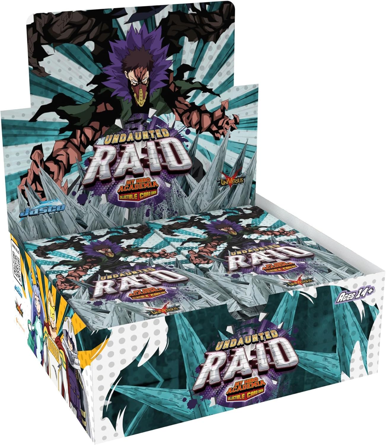My Hero Academia Collectible Card Game Series 5: Undaunted Raid Booster Display - Contains 24 Expansion Packs of 11-Cards, Trading Card Game