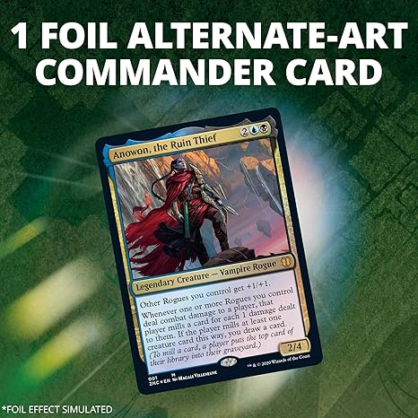 Magic: The Gathering Zendikar Rising Commander Deck – Sneak Attack | 100 Card Ready-to-Play Deck | 1 Foil Commander | Blue-Black