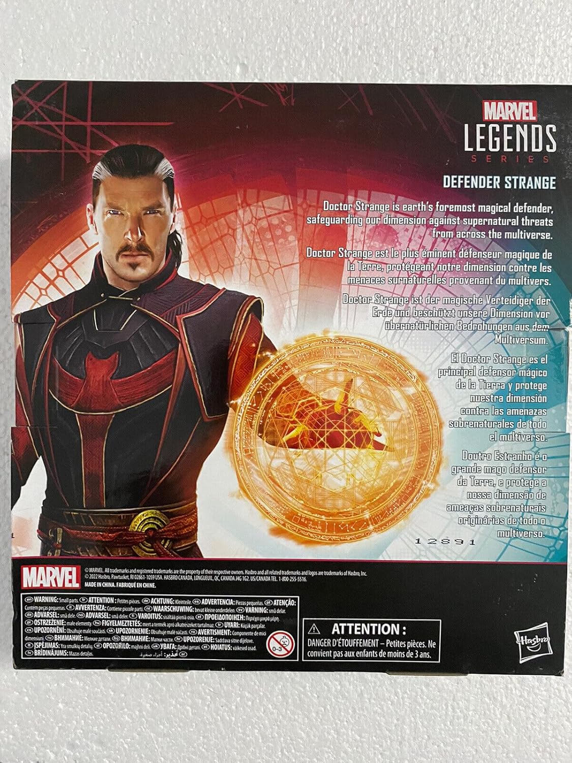 Dr. Strange F34265L0 Marvel Legend Series Defender Strange Does Not Apply Doctor Accessory Multi-Coloured One Size