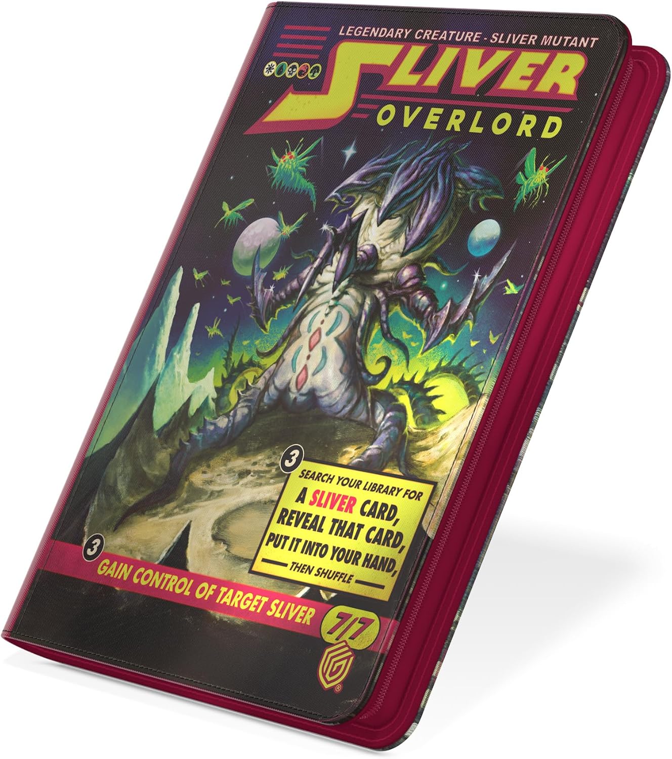 Ultimate Guard - Zipfolio 360 Xenoskin - Magic: The Gathering - Edge of Eternities - Sliver Overlord