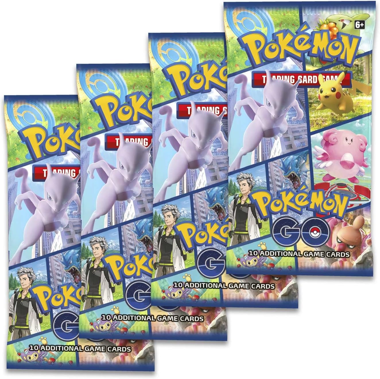 Pokemon TCG: Pokemon GO Tin - Blissey (2 Foil Cards & 4 Booster Packs)