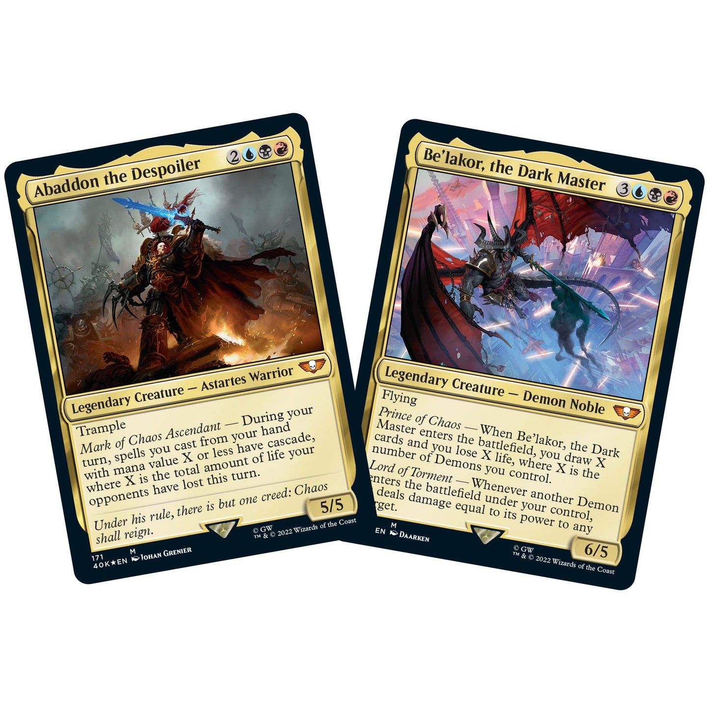 Magic: The Gathering Universes Beyond: Warhammer 40,000 Commander Deck The Ruinous Powers