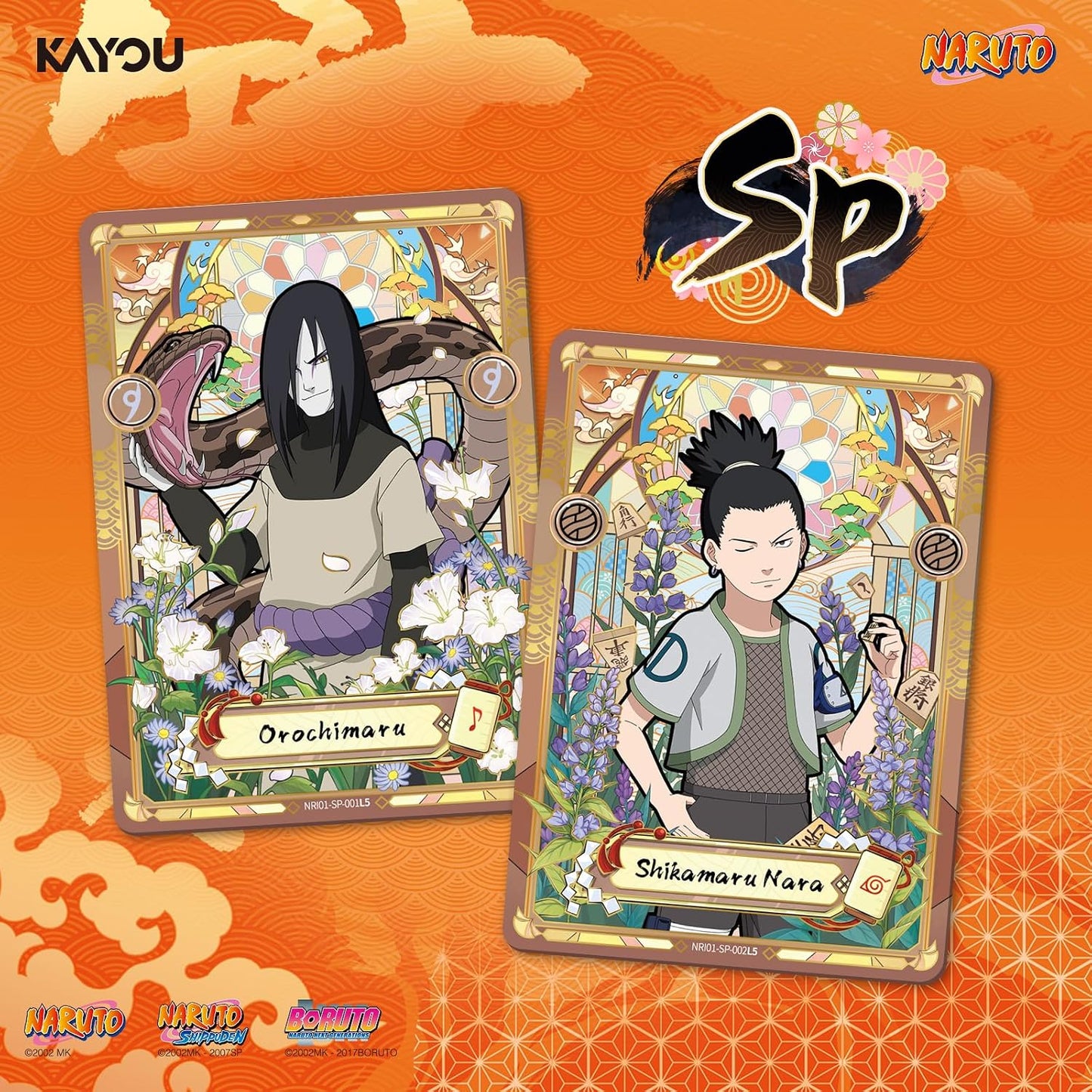 KAYOU Naruto Collectible Cards Earth Scroll Collector Box — 5 Packs, 8 Cards Per Pack | Smriti Series | Blind Pack TCG | Ages 8+