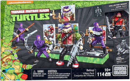 Mega Construx Teenage Mutant Ninja Turtles Collectors Bebop Villain Pack