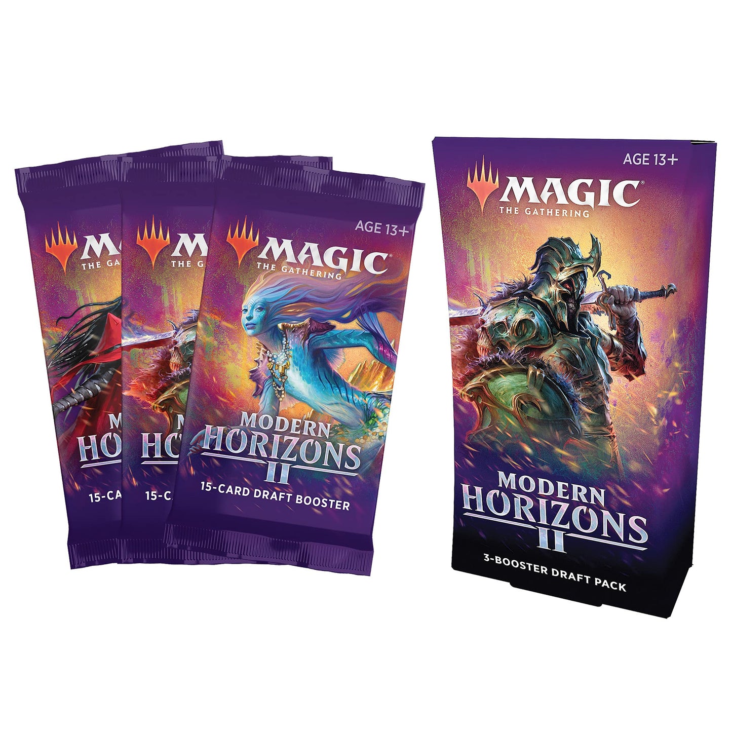Magic: The Gathering Modern Horizons 2 Draft Multipack | 3 Draft Booster Packs (45 Cards)
