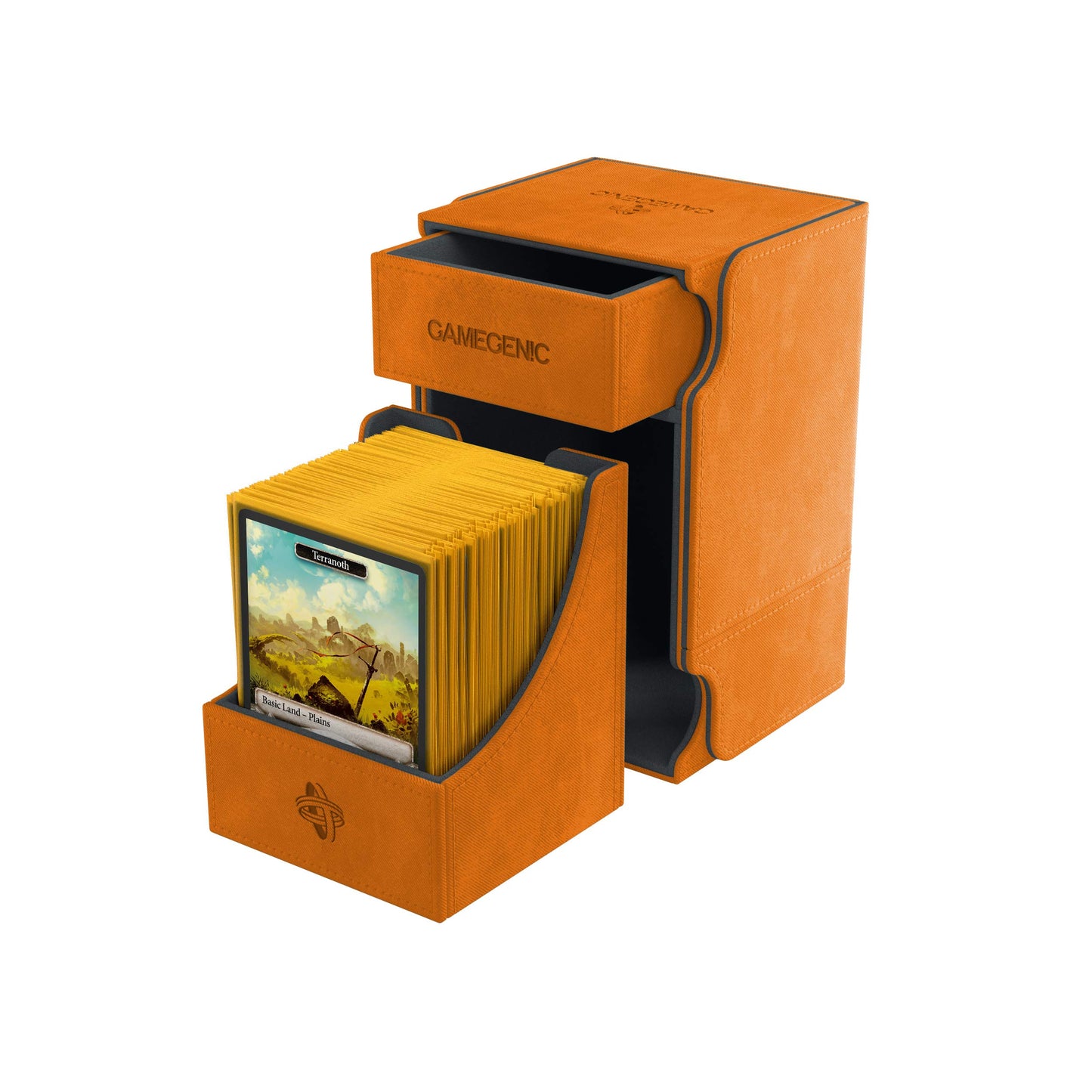 Gamegenic Deck Box: Watchtower Convertible Orange (100ct)