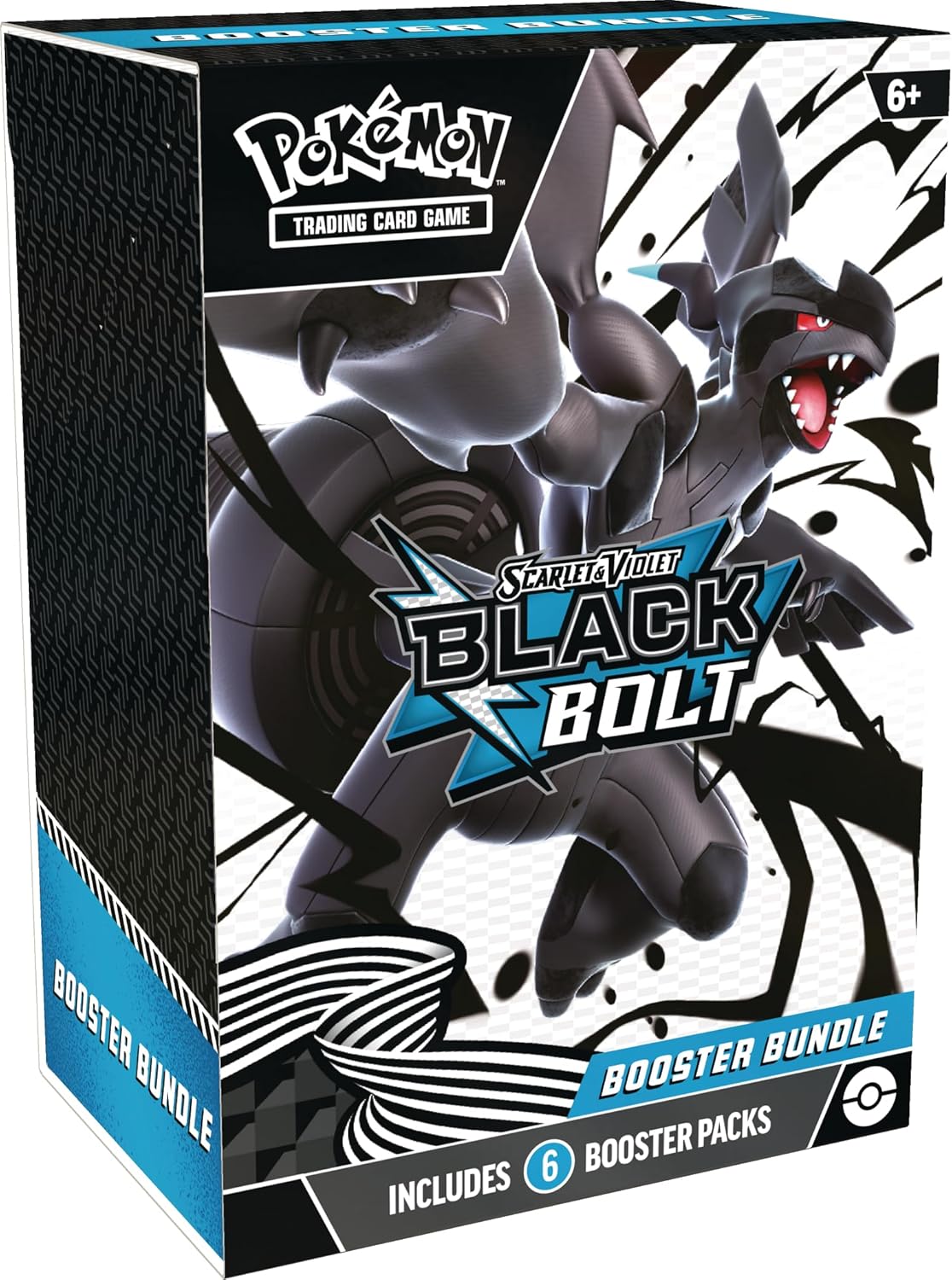 Pokemon TCG Scarlet & Violet 10.5 Black Bolt Booster Bundle Set - 6 Packs