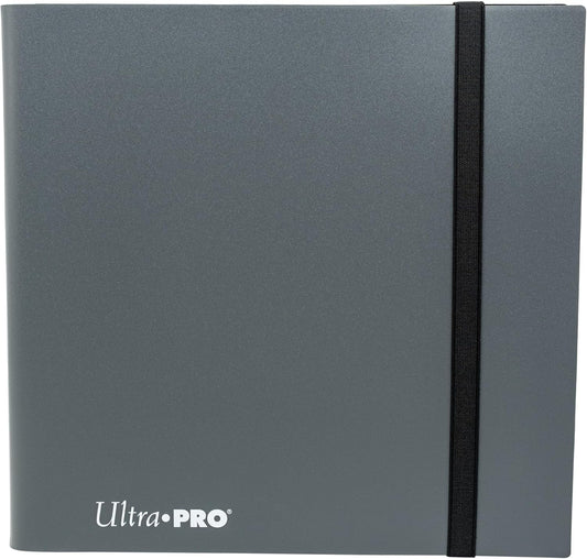 Ultra PRO Eclipse 12-Pocket Smoke Grey PRO-Binder for 480 Cards - Standard Size, Protects Collectible, Gaming, Sports Cards in Ultra PRO Deck Protector Sleeves